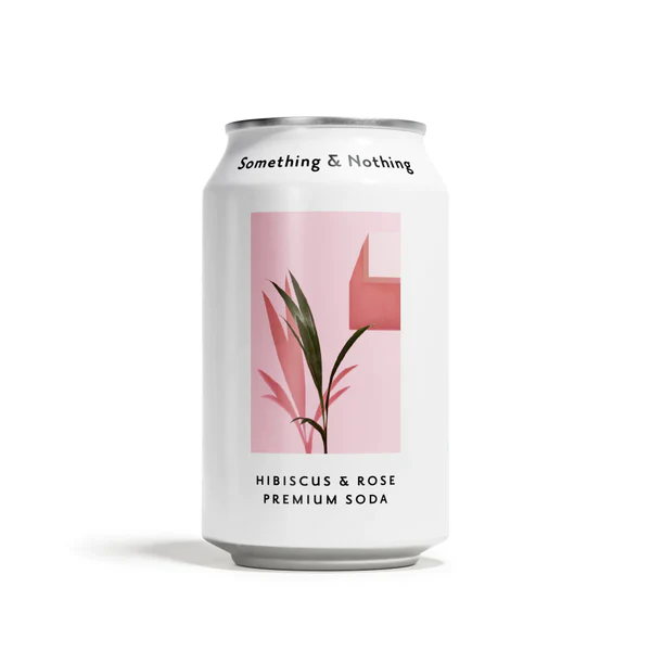 Something & Nothing Premium Soda (Hibiscus & Rose)