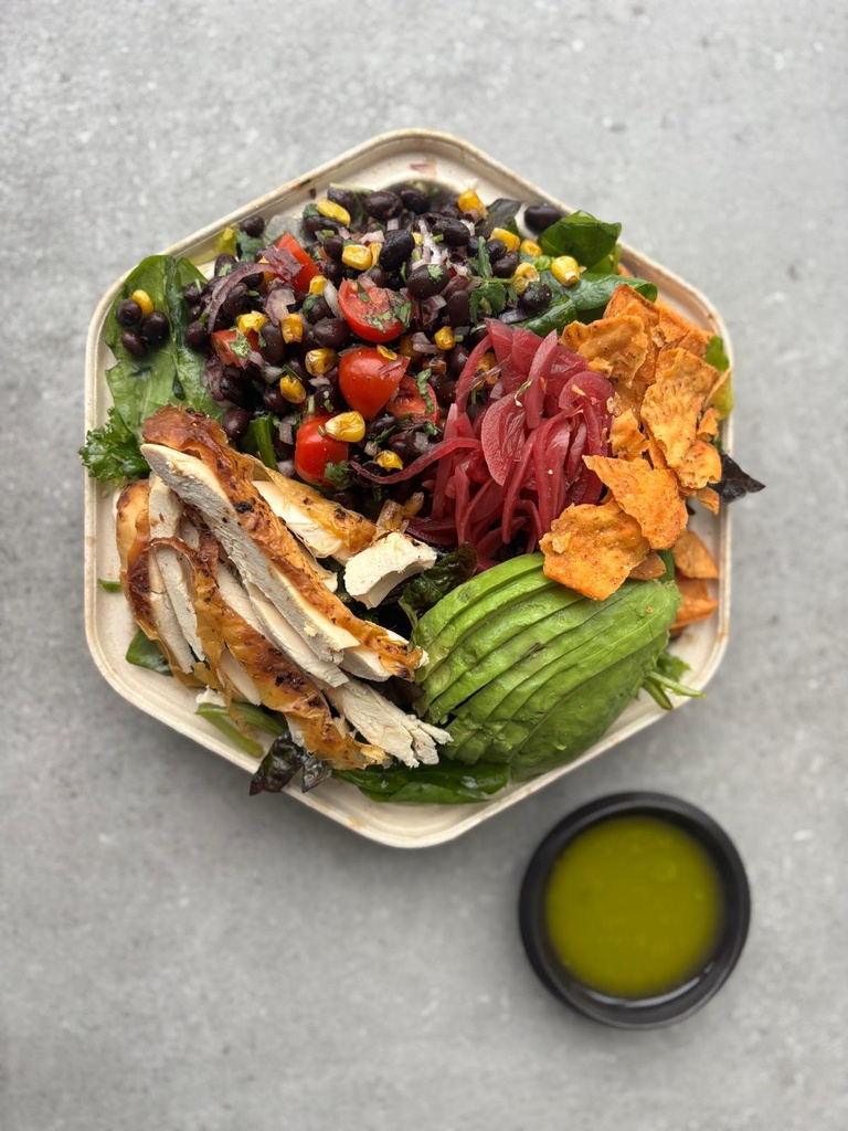 [BAJ_MAR_CHI] BAJA MARKET SALAD (Lemon + Black Pepper Chicken)